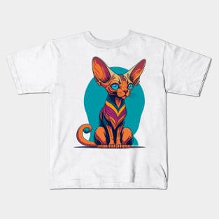 Cute Sphinx Cat Kids T-Shirt